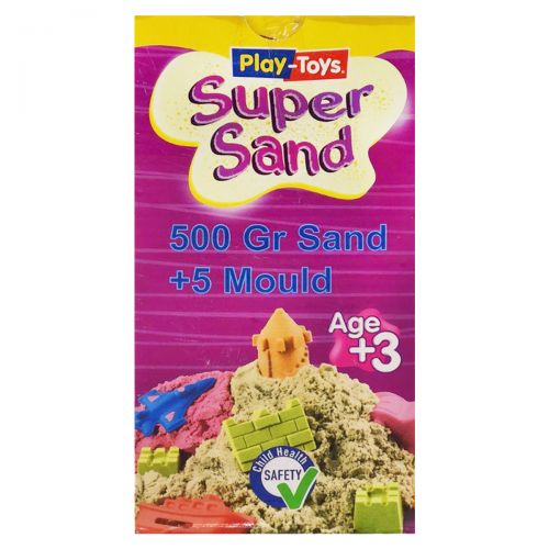 

Кинетический песок Play-Toys "Super Sand" 500 г PT 42410 115486