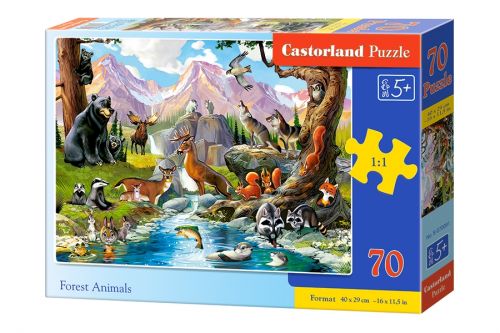 

Пазлы Castorland "Лесные животные" 70 элементов B-070091 92029