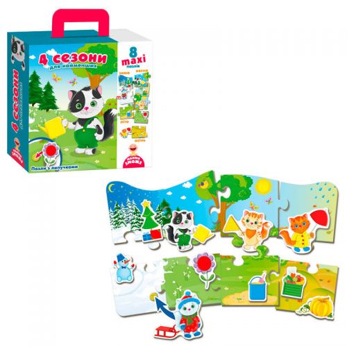 

Пазлы с липучками Vladi Toys 4 сезона (укр) VT2907-04 20983