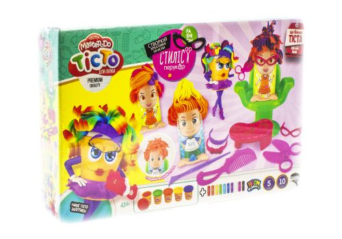 

Набор теста для лепки Dankotoys Master-Do Стилист (укр) TMD-13-01U 22862