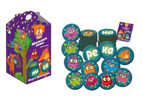 

Настольная игра Vladi Toys "Шальные совы. Вижу слово !" (рус) VT8033-02 23869