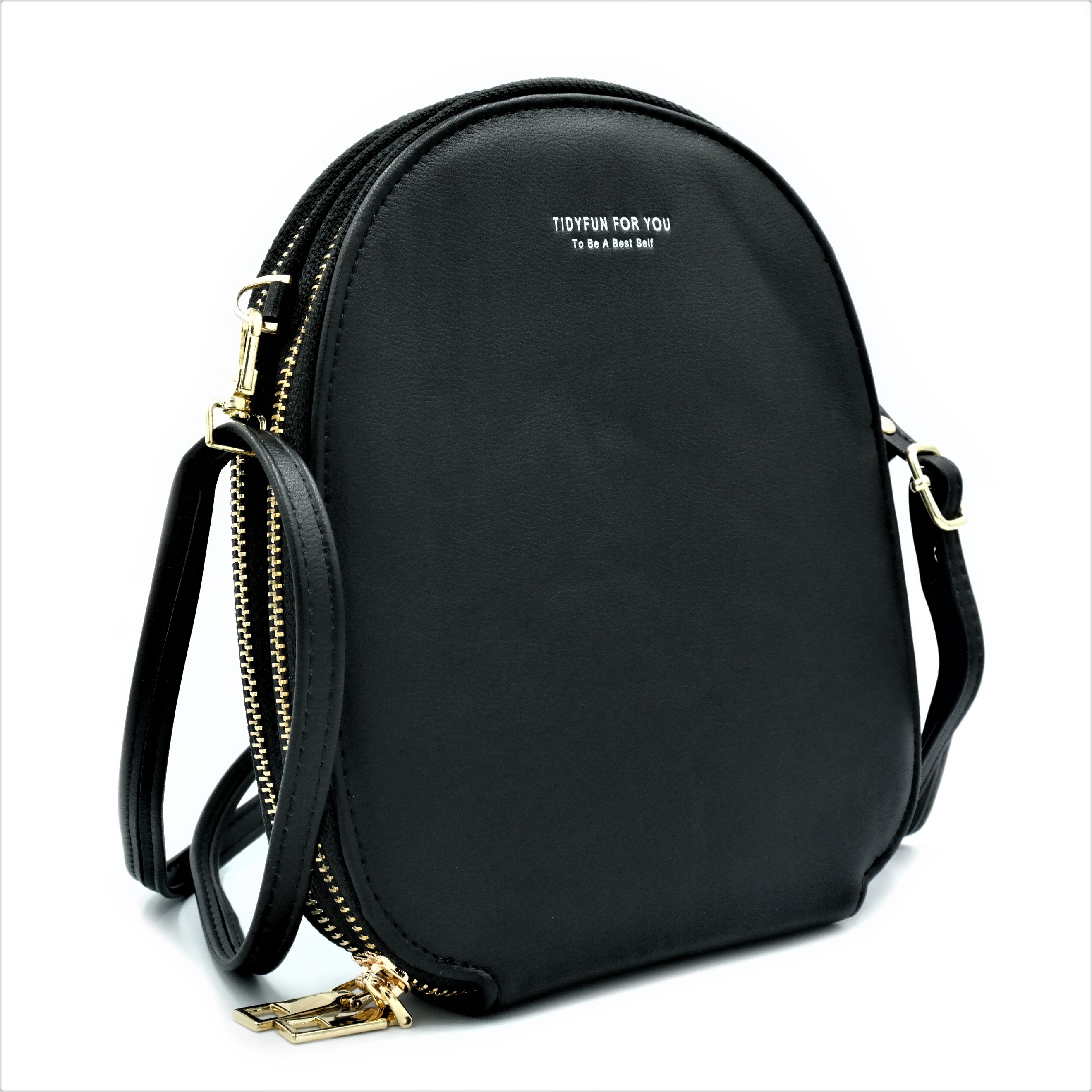 

Женская мини сумка Lemon Цвет Чёрный 9367-7-2-black
