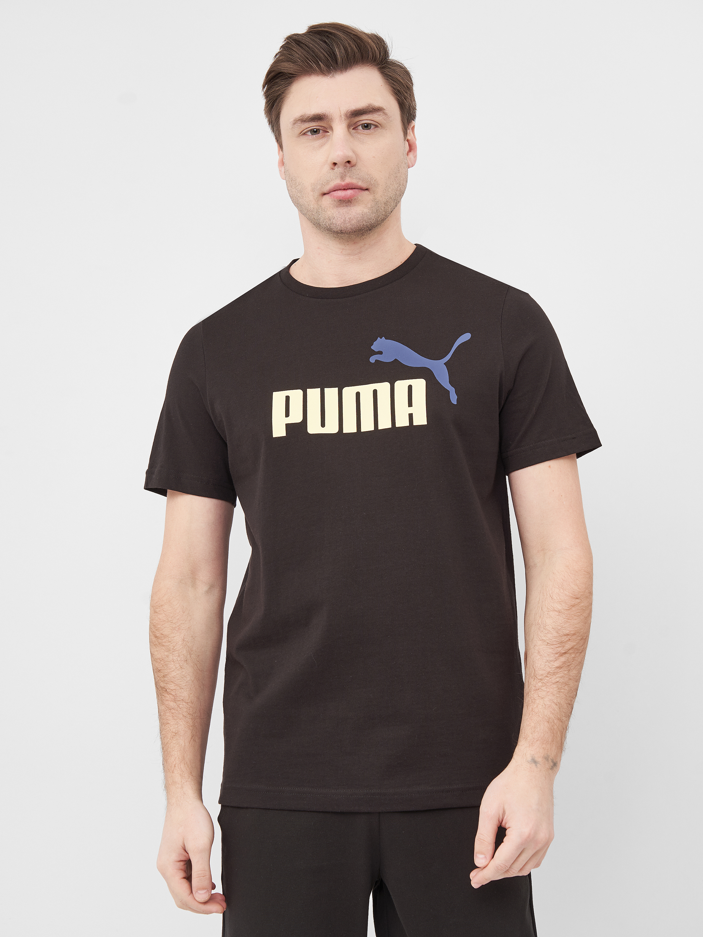 

Футболка Puma Ess+ 2 Col Logo Tee 58675901 XXL Puma Black
