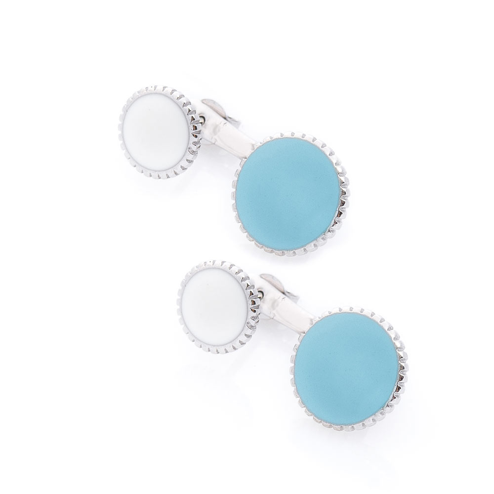 

Серебряные серьги-пусеты ОНИКС с эмалью (вес 5.6 г) модели пр-122317-5,6