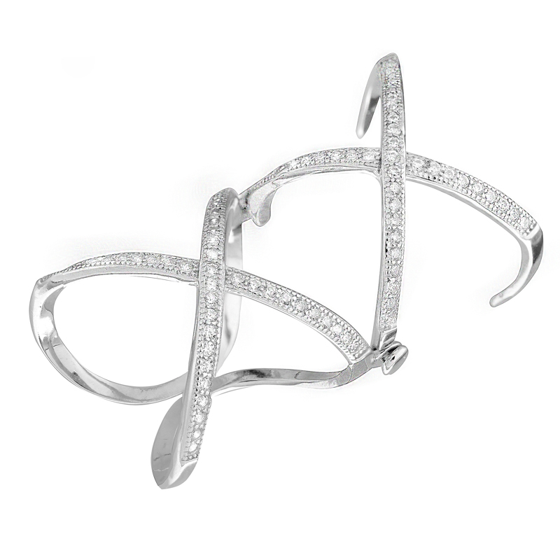 

Серебряное кольцо Silvex925 с фианитом 19.0 мм модели К2Ф/250-Н