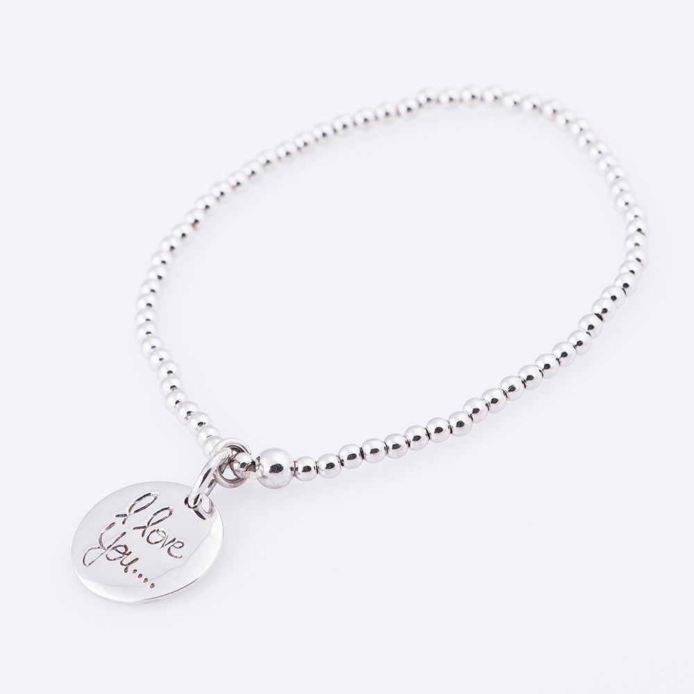 

Серебряный браслет ОНИКС I Love You (вес 5.7 г) модели пр-141173-5,7