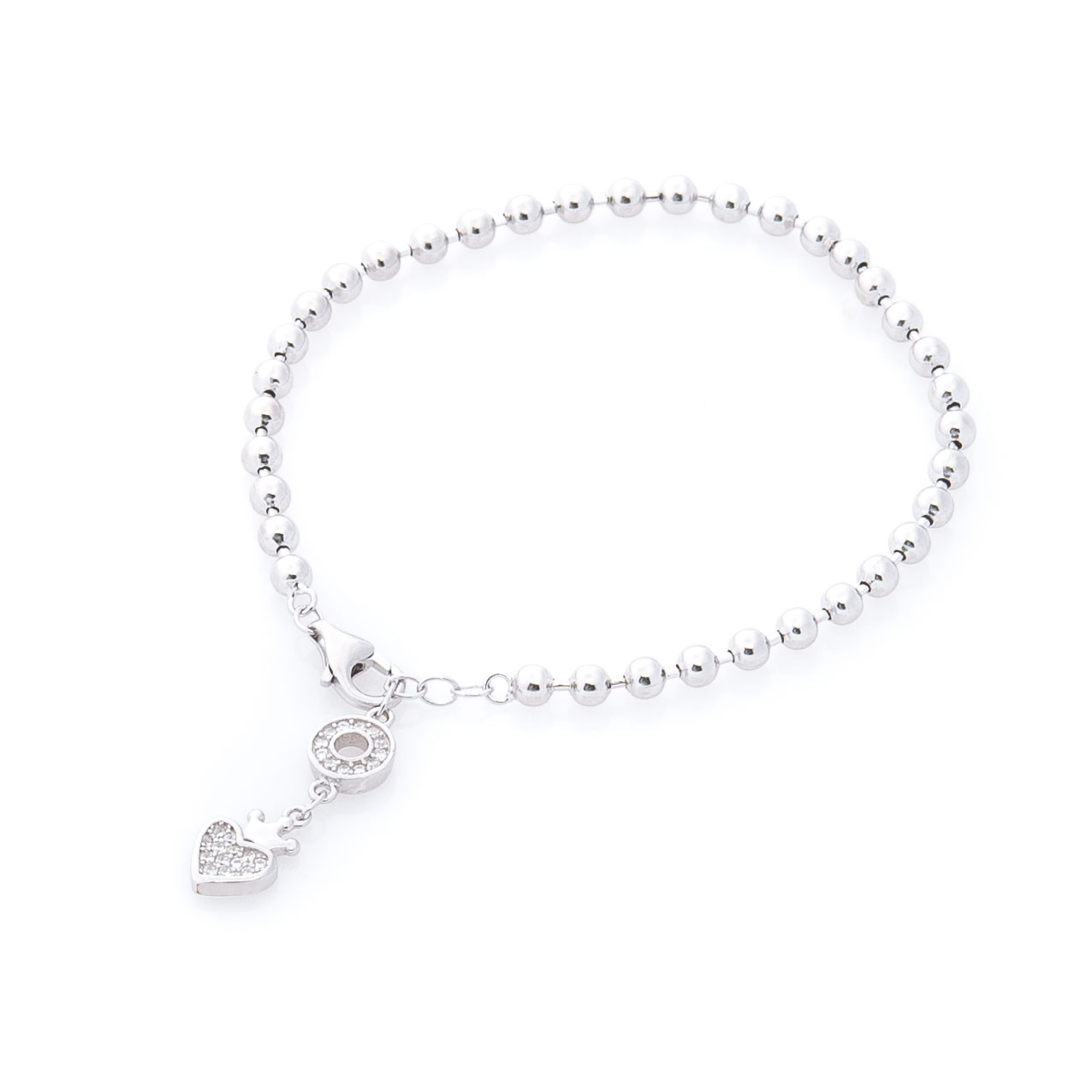 

Серебряный браслет ОНИКС с шариками (вес 4.2 г) модели пр-141276-4,2-17