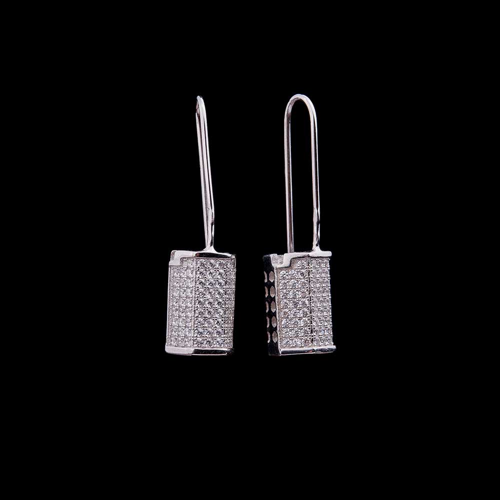 

Серебряные серьги ОНИКС с фианитами (вес 7.2 г) модели пр-121723-7,2