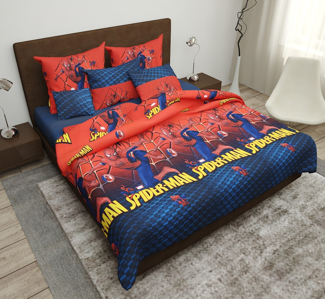 

Комплект постельного белья Spider-Man Krispol Детский полуторный хлопок 150*220 (715.164290)