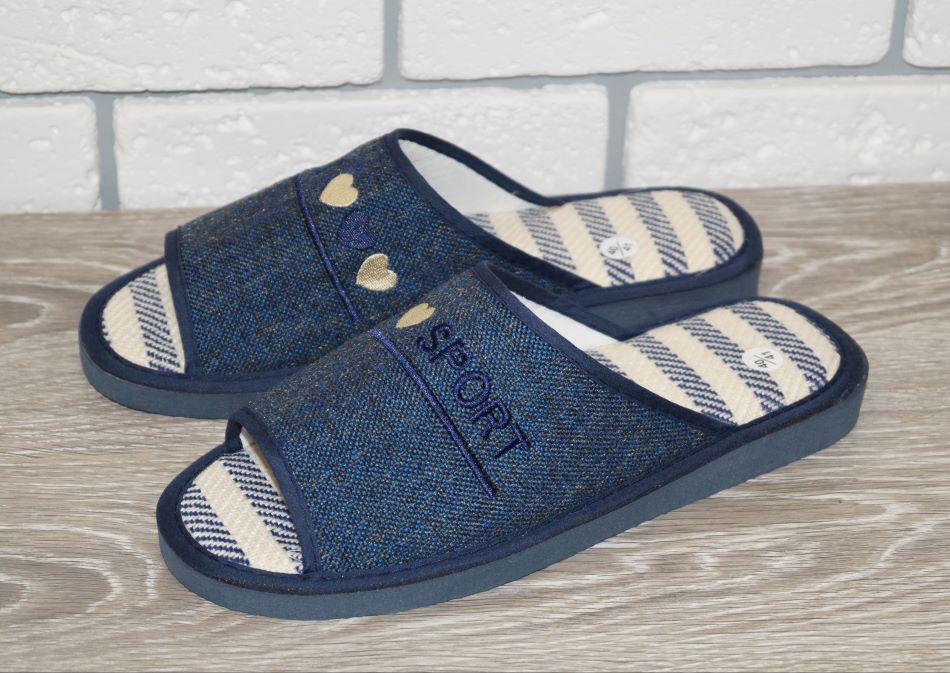 

Комнатные тапочки Plaazzo 505-2 40/41 синие