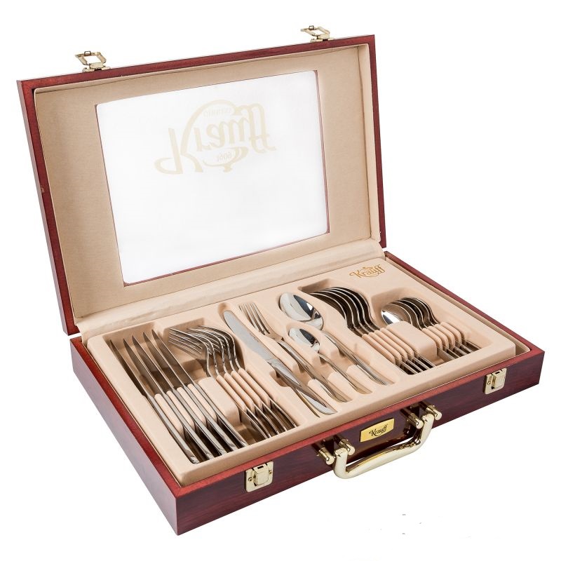 

Набор столовых приборов 24 предмета в чемодане Krauff Elegance 29-189-008
