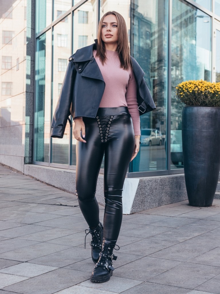 

Леггинсы из эко кожи Grand Furs 1002 Черные  1002-black, Леггинсы из эко кожи Grand Furs 1002 Черные M 1002-black-m