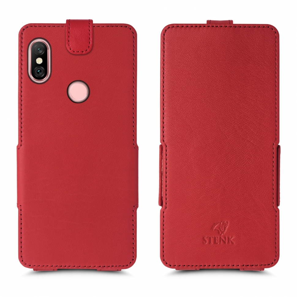 

Чехол флип Stenk Prime для Xiaomi Redmi Note 6 Pro Красный