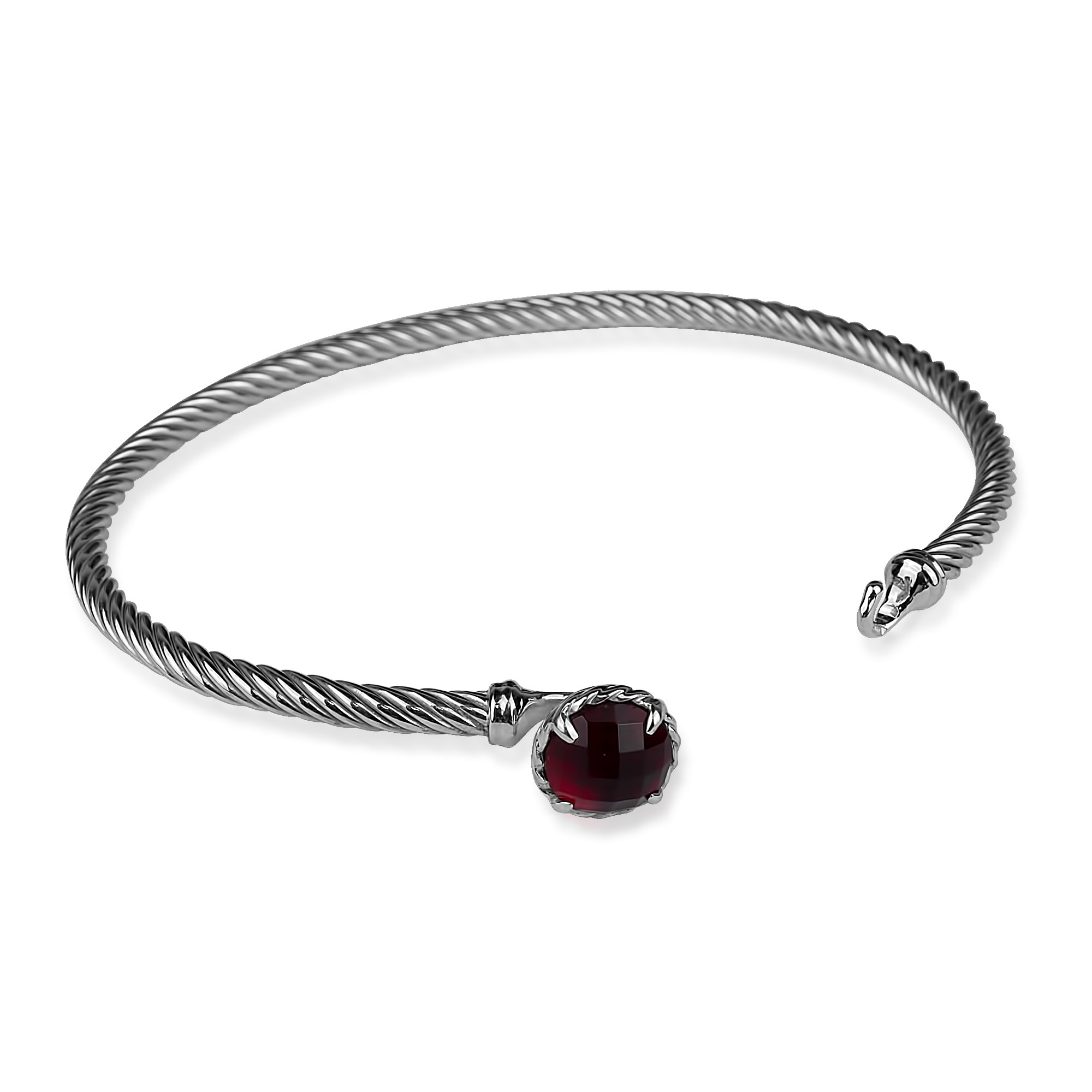 

Серебряный браслет жёсткого плетения "Провидица" размер 20 вес 10,83 проба 925 [Black-Pearl]