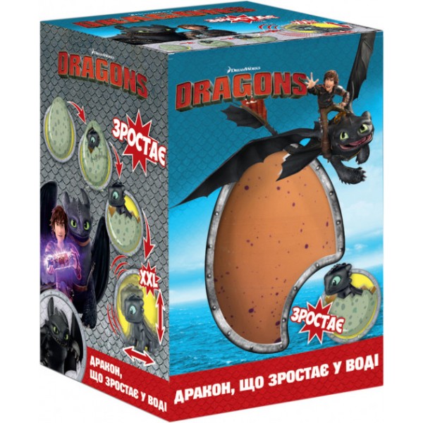 

Растущая игрушка в яйце - DREAMWORKS DRAGONS (в ассорт.,в диспл.)