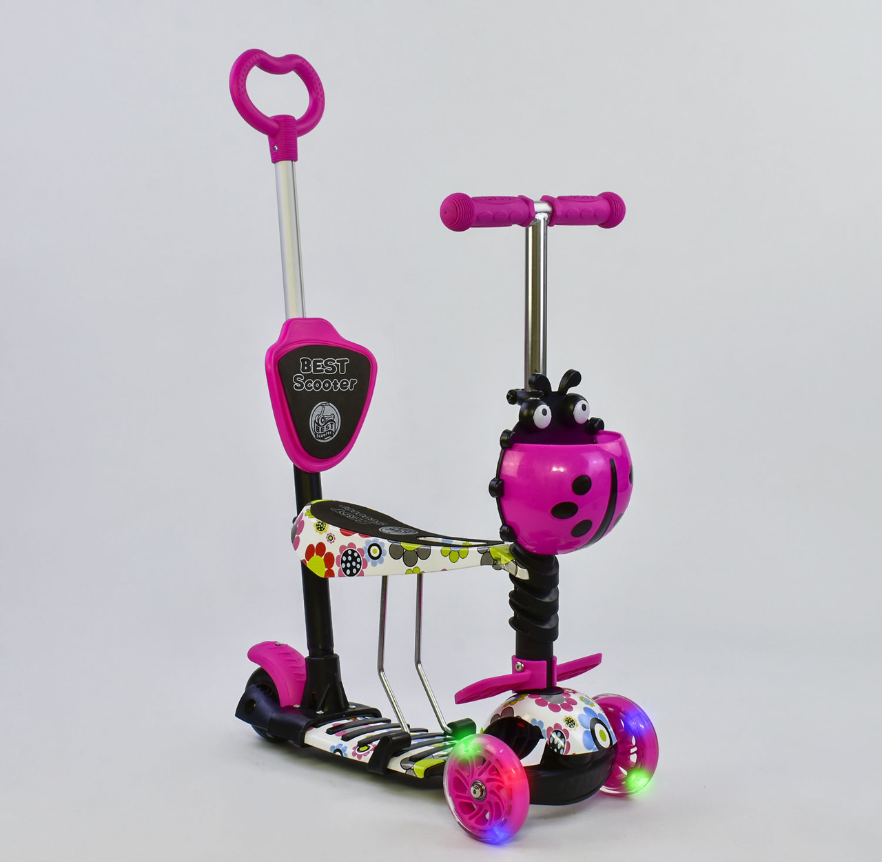 

Самокат 5в1 А 74230 "Best Scooter" АБСТРАКЦИЯ