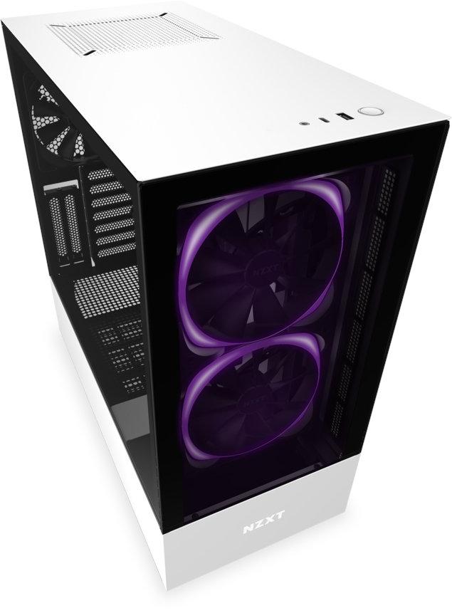 

Корпус ПК NZXT H510 elite white