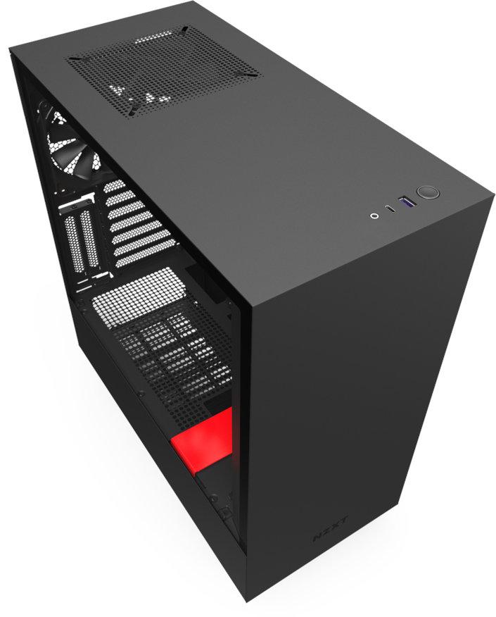

Корпус ПК NZXT H510i black-red