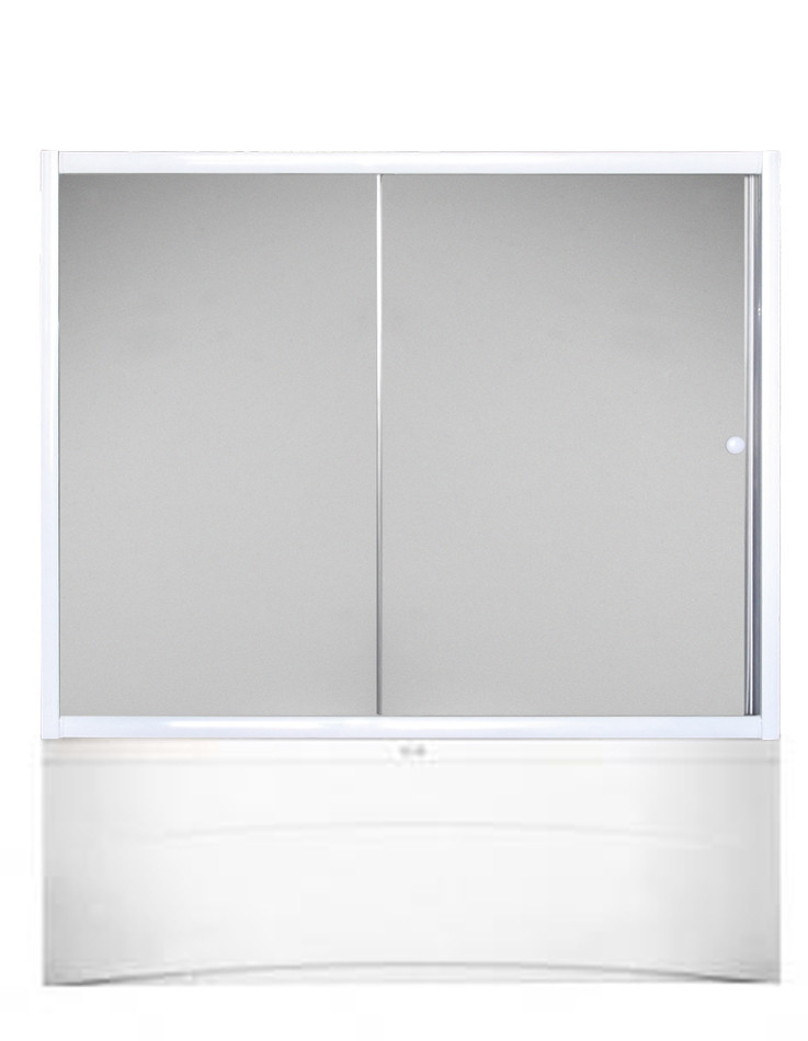 

Шторы на ванну SunLight F 150W-2 fabric 150х140 см матовое Стекло