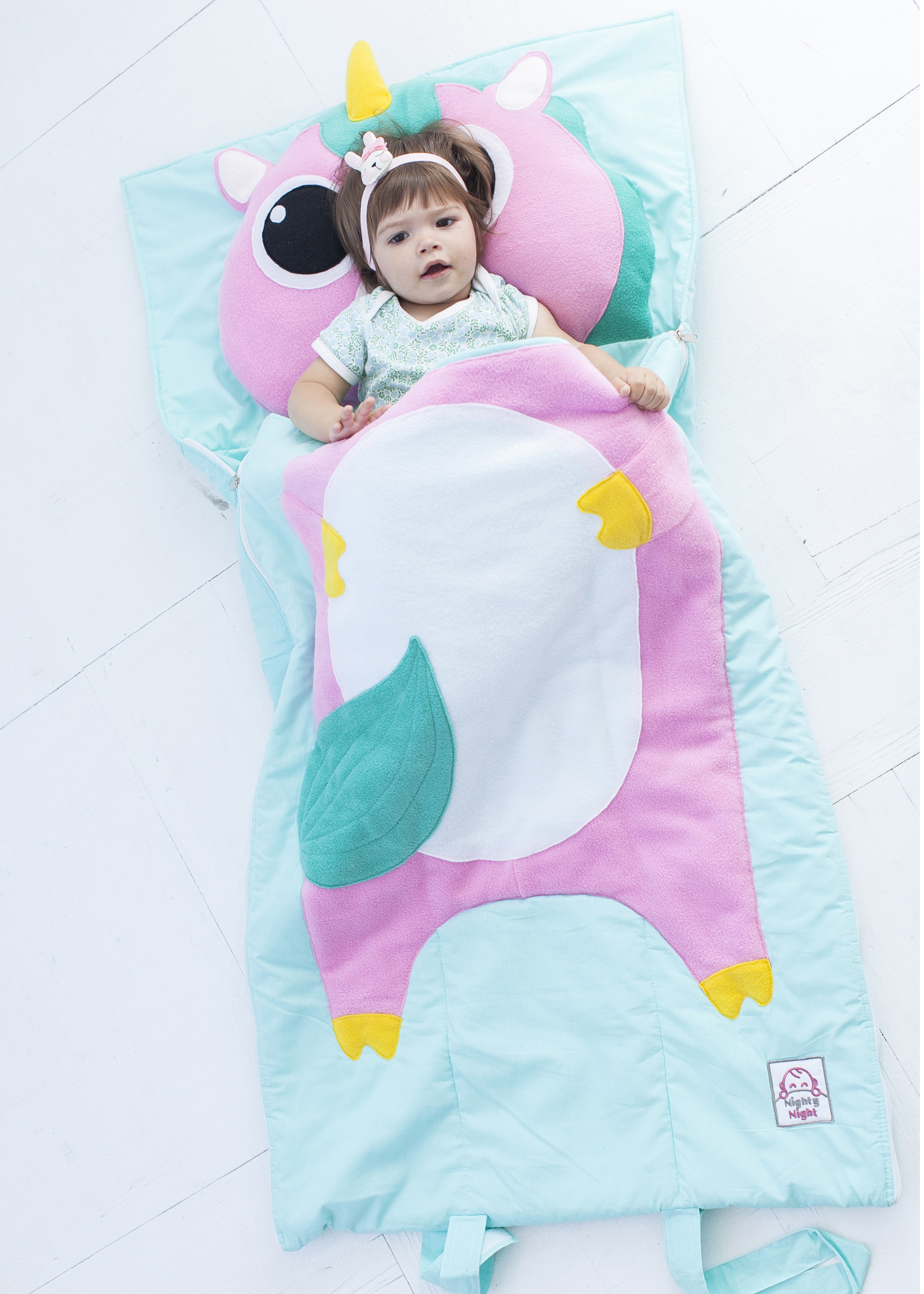 

Спальний мішок дитячий сліпик Nighty Night Єдиноріжка L 170х70 см