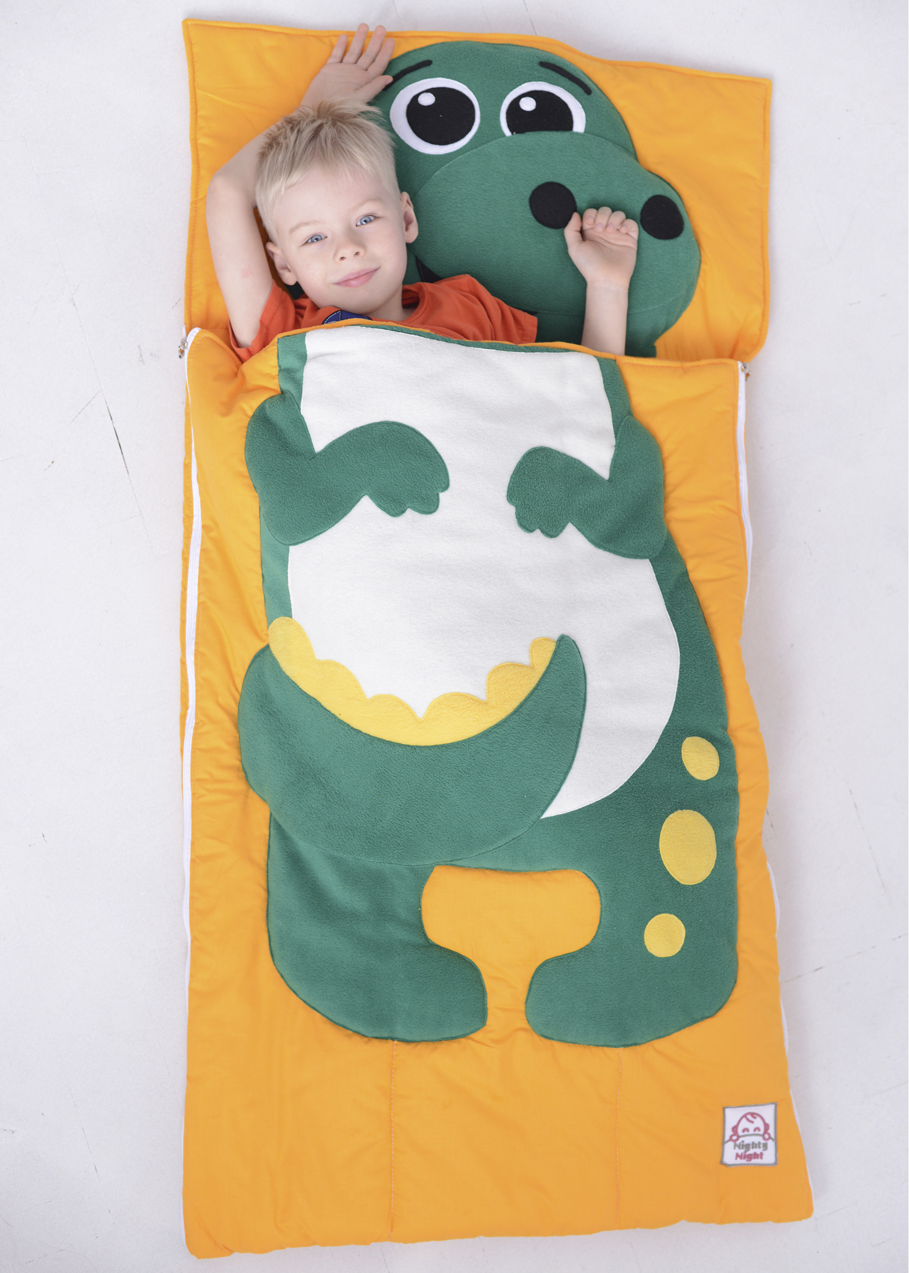 

Спальный мешок детский, слипик Nighty Night Динозаврик S 120х60 см