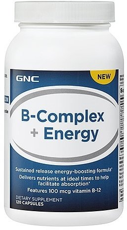 

Витамины GNC B-Complex + Energy 120 caps