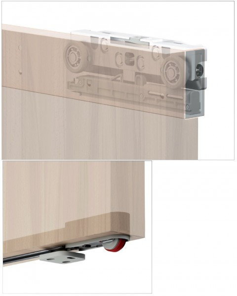 

Комплект раздвижной системы Terno Scorrevoli Magic (для деревянных дверей) 1100мм