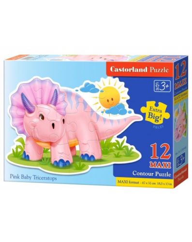 

Пазлы Gtoys Трицератопс maxi, 12 элементов 048 2300919
