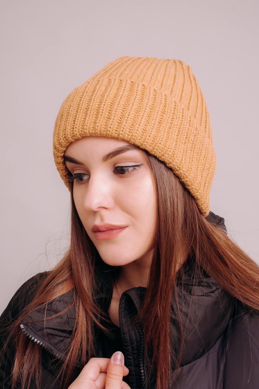 

Шапка roxy beanie BBroom, бежевый
