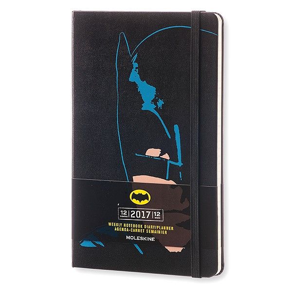 

Еженедельник Moleskine 2017 Batman черный DBA12WN3Y17