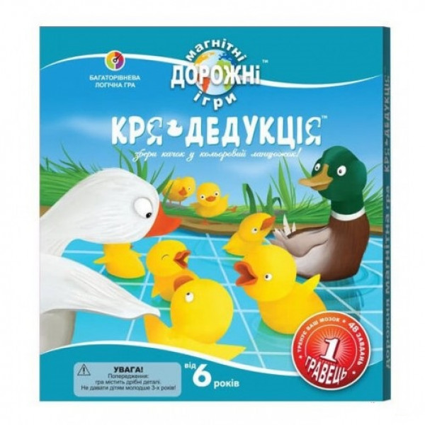 

Дорожная магнитная игра Smart Games Кря-дедукция (SGT 270 UKR)