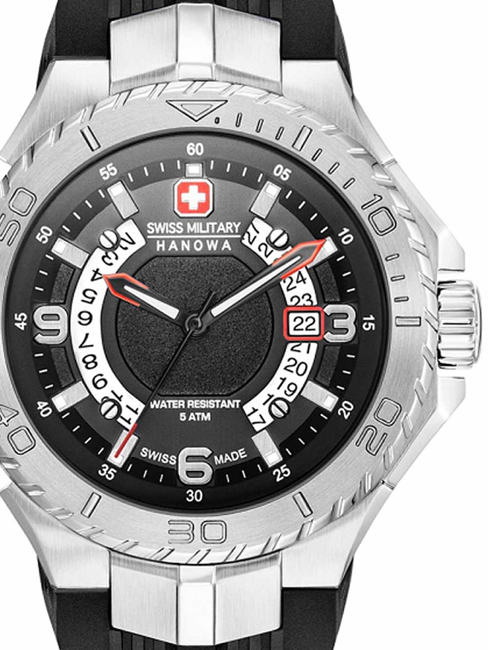 

Часы Swiss Military Hanowa 06-4327.13.007.07 Seaman 45mm 5ATM