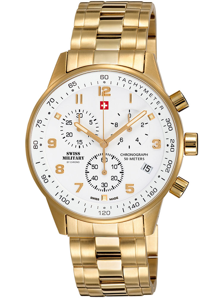 

Часы Swiss Military SM34012.03 Chronograph 41mm 5 ATM