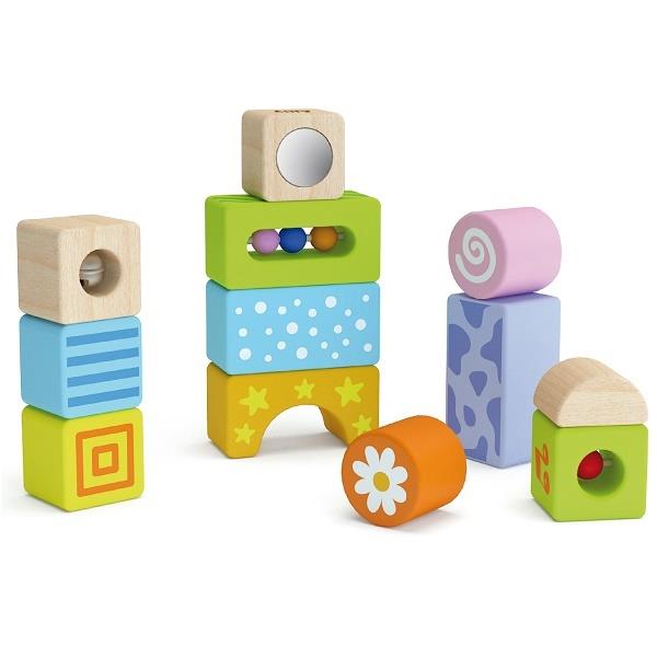 

Набор строительных блоков Viga Toys 'Погремушки' (50682)