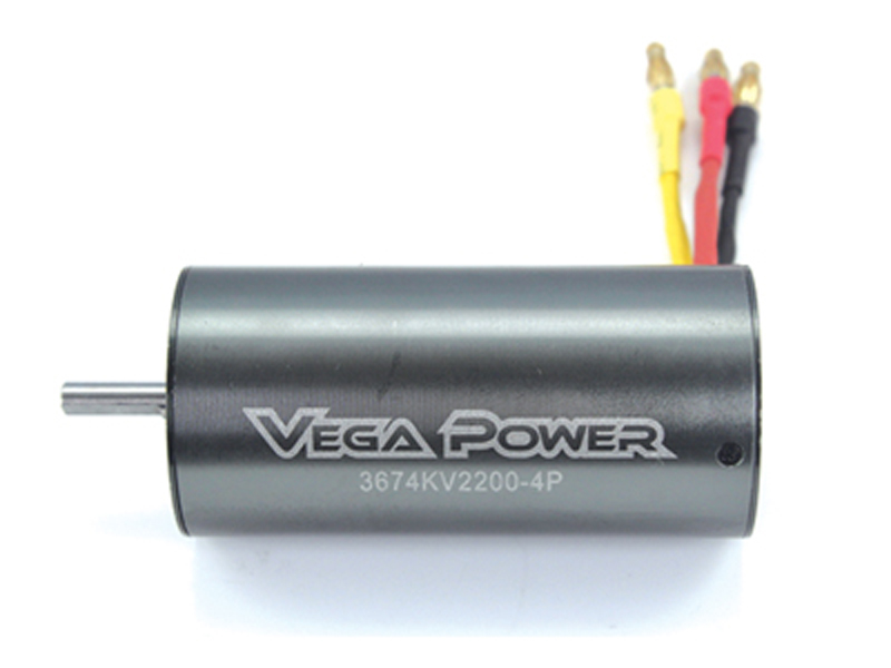 

Sensorless Brushless Motor 11T 3674KV2370 5.0 shaft Banana PlugTiti. Color. 30589