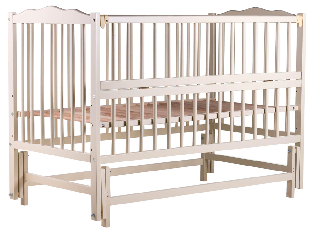 

Кровать Babyroom Веселка маятник, откидной бок DVMO-2 бук слоновая кость. 34043