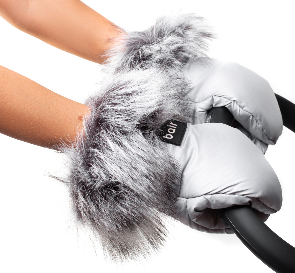 

Рукавицы для коляски Bair Northmuff серый. 34662