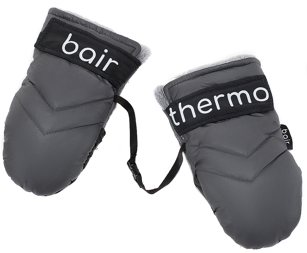 

Рукавицы для коляски Bair Thermo Mittens графит. 34667