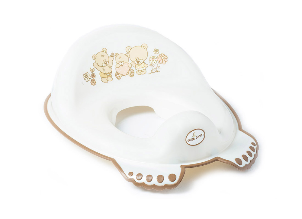 

Накладка на унитаз Tega Teddy Bear MS-016 нескользящая 118 white pearl. 34470