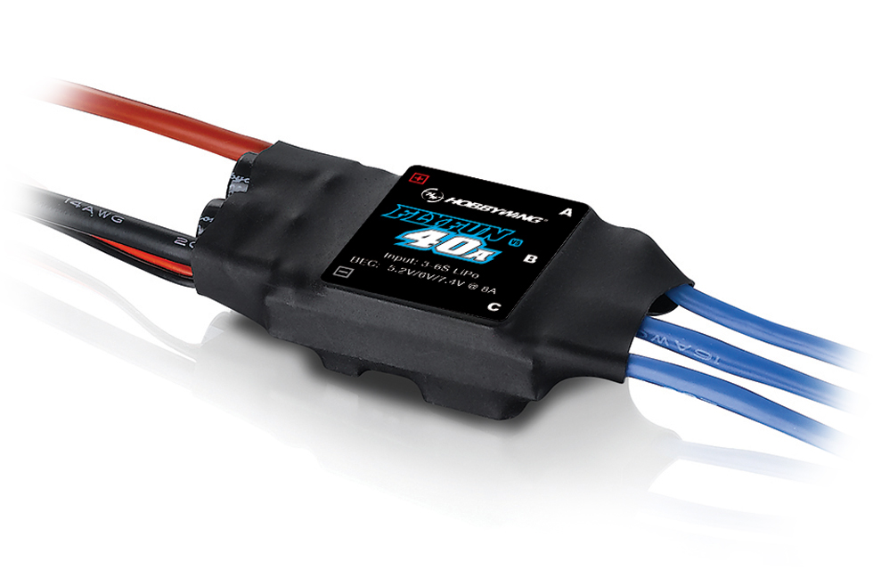 

Регулятор хода HOBBYWING FLYFUN V5 40A 3-6S для авиамоделей. 30438