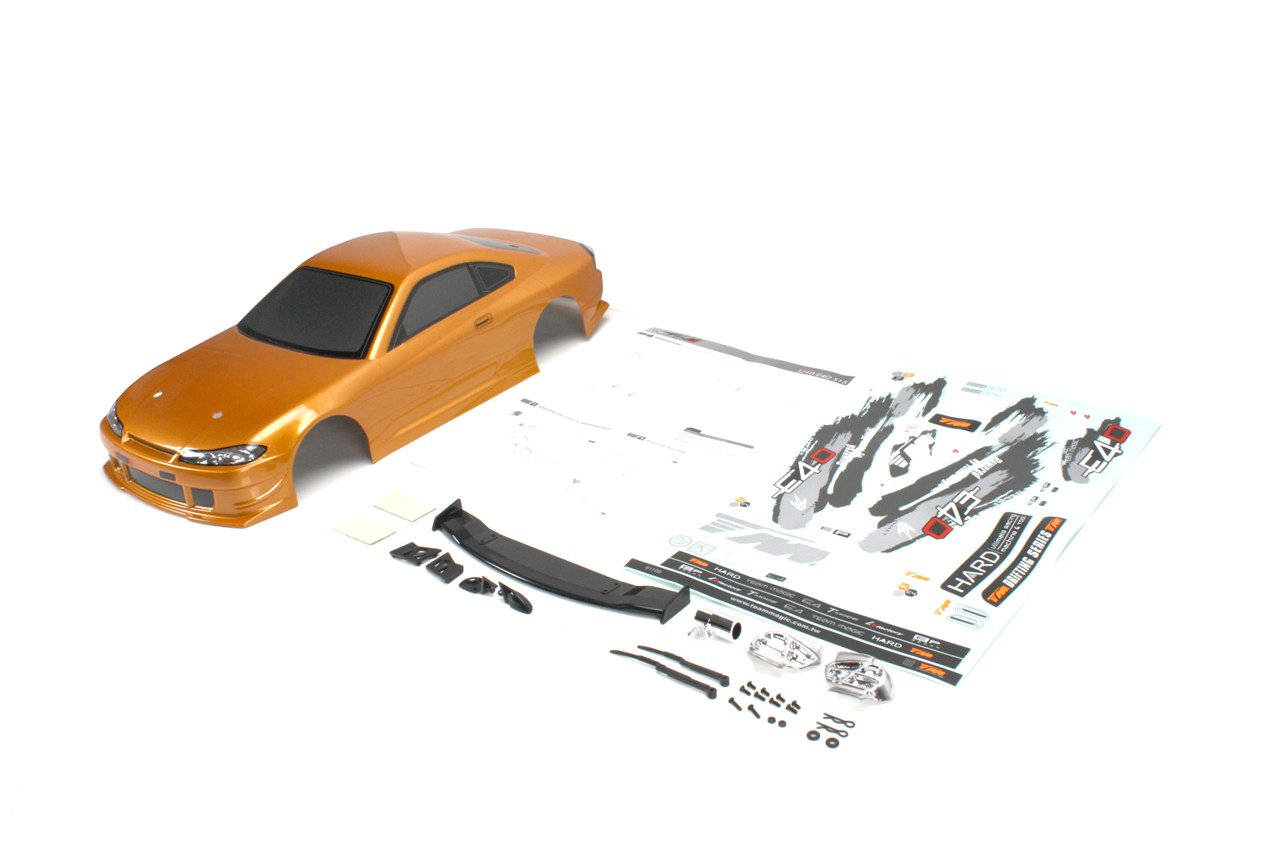 

Team Magic E4D S15 Pre-painted Body Shell Gold. 30622