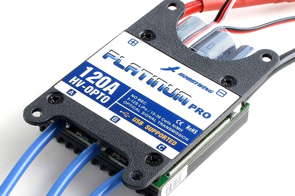 

Бесколлекторный регулятор хода HOBBYWING PLATINUM 120A HV для авиамоделей. 30430