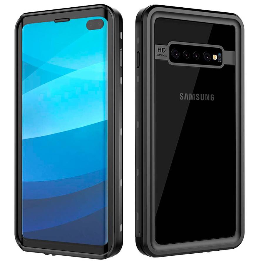 

Водонепроницаемый чехол Shellbox для Samsung Galaxy S10 Черный Без бренда