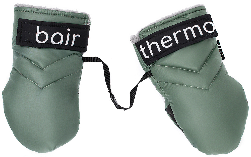 

Рукавицы для коляски Bair Thermo Mittens хаки. 34673