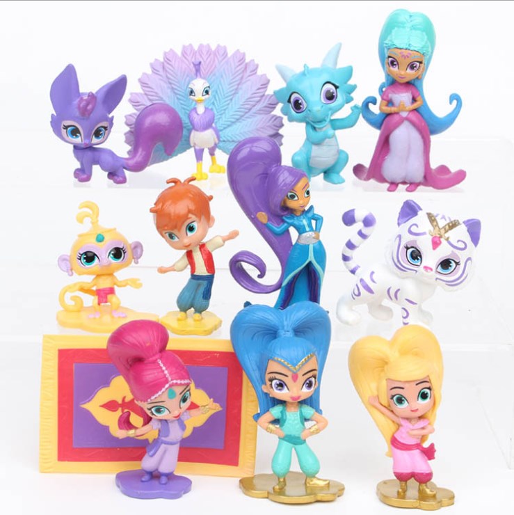 

Игровой набор Shimmer and Shine B1 12 фигурок героев Шиммер и Шайн