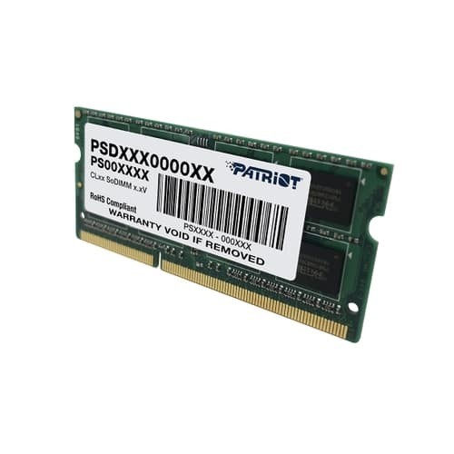 

Оперативная память для ноутбука SO-DIMM 8GB/1600 DDR3 1.5В Patriot Signature Line (PSD38G16002S)