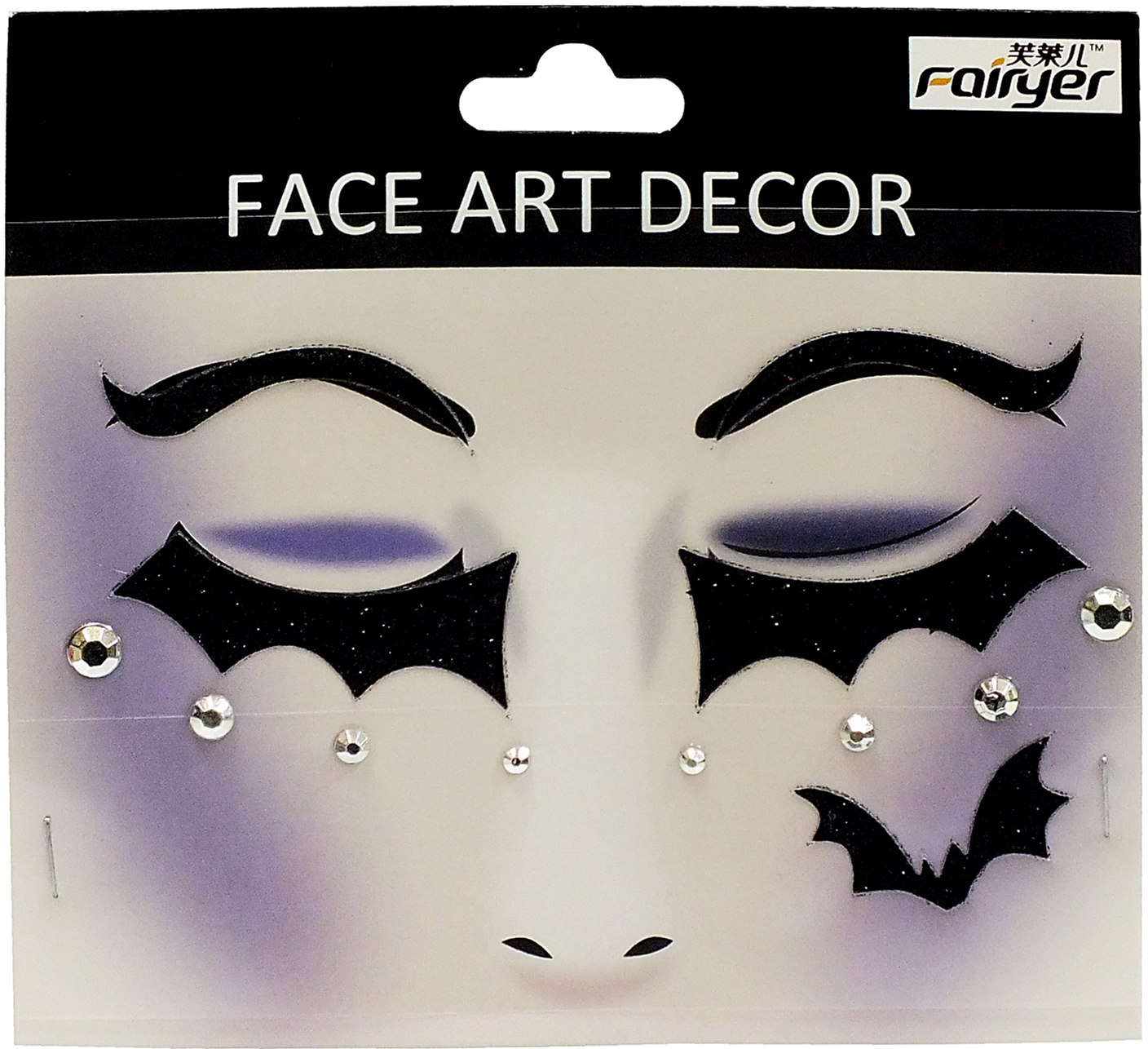 

Наклейки Seta Decor Face ART Decor 15-189-2 Черные