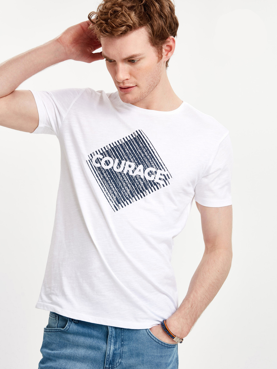 

Футболка LC Waikiki  Белая (LCW T-shirt -1388-3, Футболка LC Waikiki XL Белая (LCW T-shirt -1388-3)