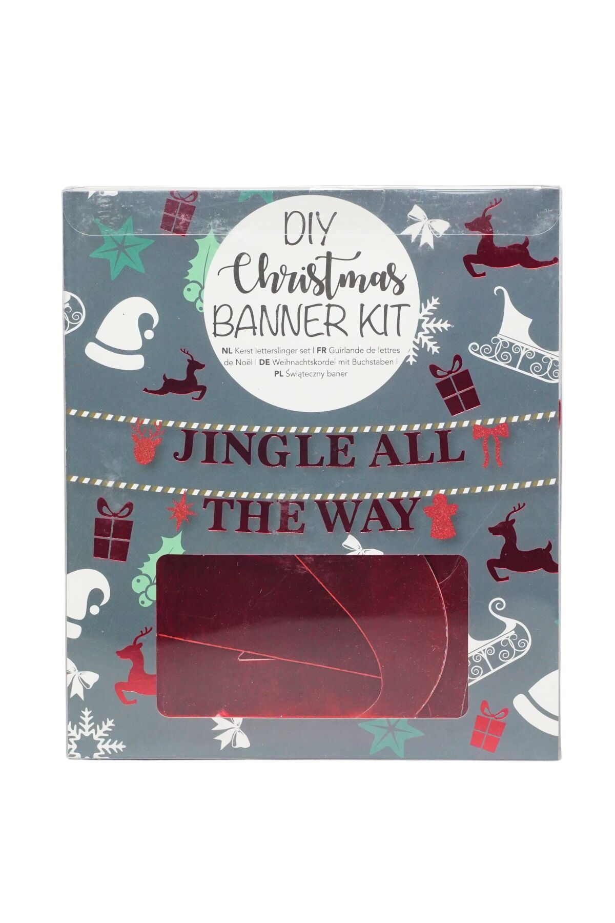 

Рождественский набор гирлянд «Сделай сам» Edeka красный K23-110383