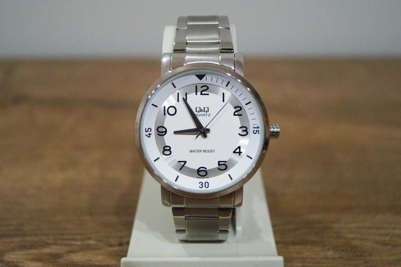 

Часы наручные мужские Q&Q на стальном браслете арт.071221